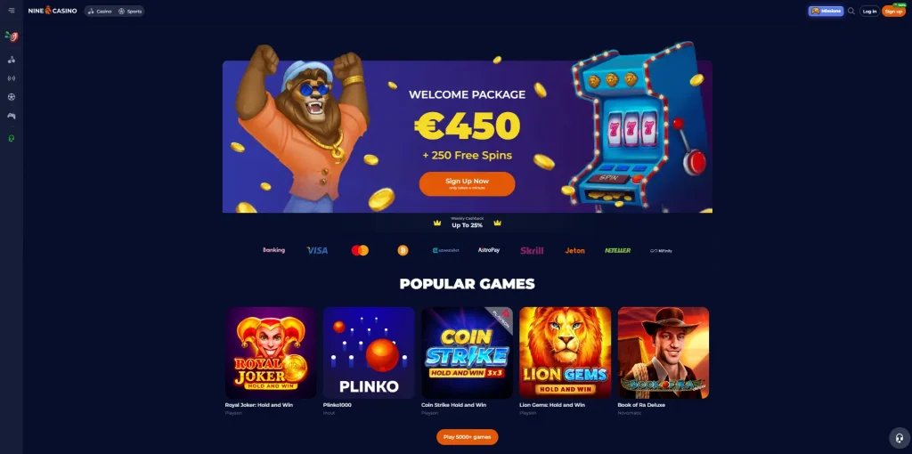 Nine Casino Online Home